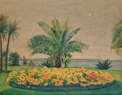 Tony MINARTZ (1873-1944)
Set of FIVE AQUARELLES...