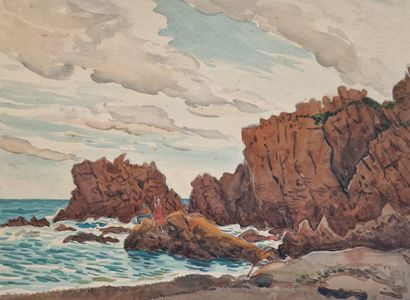 Tony MINARTZ (1873-1944)
Set of FIVE AQUARELLES...