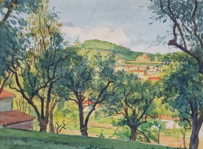 Tony MINARTZ (1873-1944)
Set of SEVEN AQUARELLES...