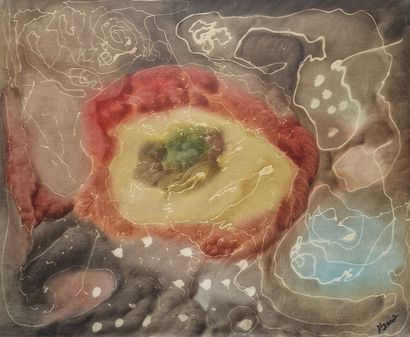 Jules AGARD (1905-1986)
Surrealist composition,...