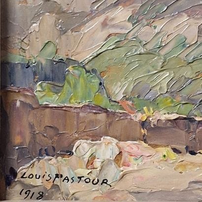 Louis PASTOUR (1876-1948)
Rising sun, Cannes...