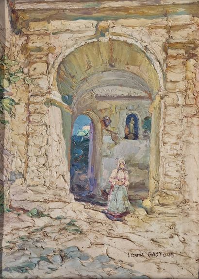 Louis PASTOUR (1876-1948)
Woman in traditional...