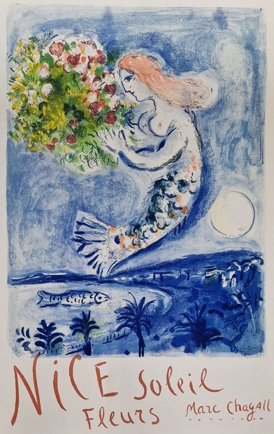 Marc CHAGALL (1887-1985) (After)
Nice, soleil,...