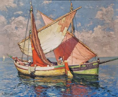 Emile BEAUSSIER (1874-1944)
Tartanes
OIL...