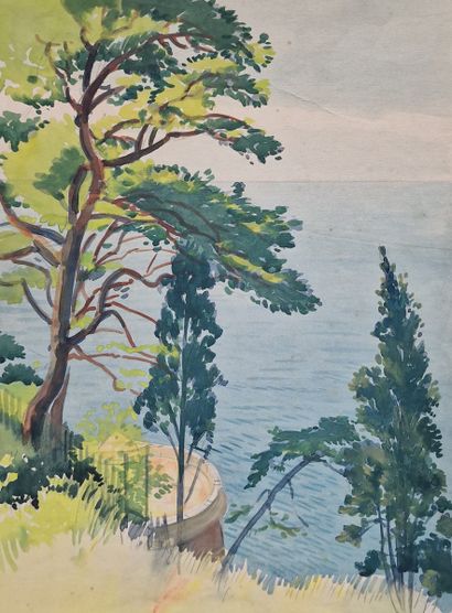Tony MINARTZ (1873-1944)
Set of FIVE AQUARELLES...
