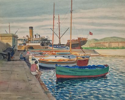 Tony MINARTZ (1873-1944)
Set of SEVEN AQUARELLES...
