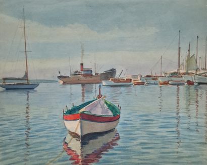 Tony MINARTZ (1873-1944)
Set of FOUR AQUARELLE...