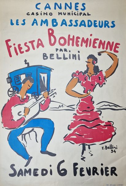 Emmanuel BELLINI (1904-1989)
Bohemian Fiesta,...