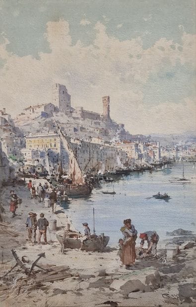 Emmanuel COSTA (1833-1921)
Le quai saint-Pierre,...