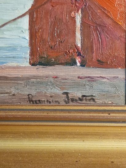 Romain JOUVEN (1874-1929)
Village au bord...