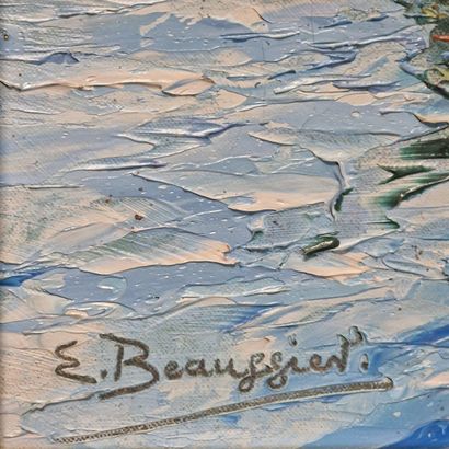 Emile BEAUSSIER (1874-1944)
Tartanes
OIL...