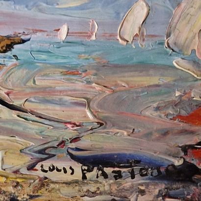 Louis PASTOUR (1876-1948)
Red veil 
OIL ON...