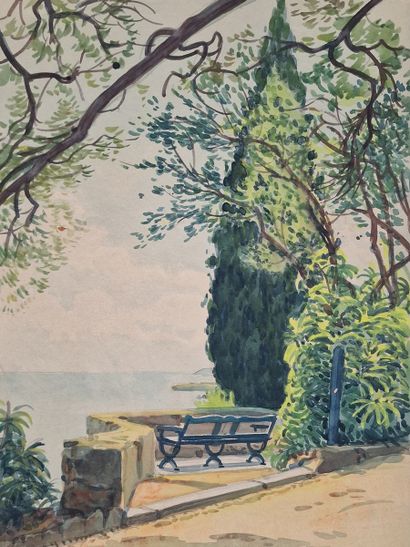 Tony MINARTZ (1873-1944)
Set of FIVE AQUARELLES...