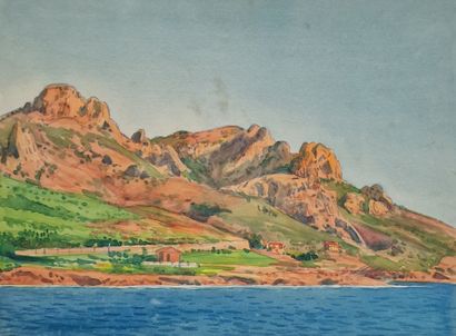 Tony MINARTZ (1873-1944)
Set of FIVE AQUARELLES...