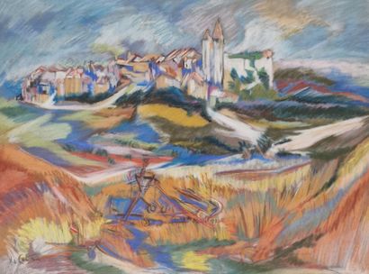 Louis André CABANE 20th Century
Village view...