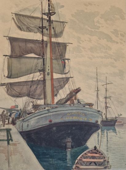 Tony MINARTZ (1873-1944)
Set of SEVEN AQUARELLES...