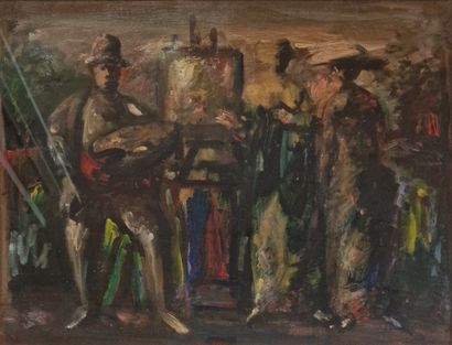 Sylvain VIGNY (1903-1970)
L'atelier du peintre
HUILE...