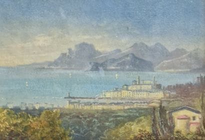 Ecole REGIONALISTE vers 1900
Château et Le...