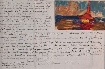 Louis PASTOUR (1876-1948)
AUTOGRAPH LETTER,...