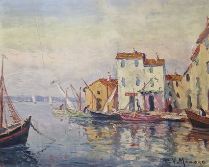 Vincent MANAGO (1880-1936)
Port des Martigues
HUILE...