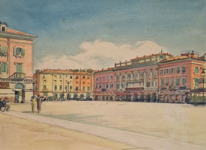 Tony MINARTZ (1873-1944)
Set of SIX AQUARELLES...