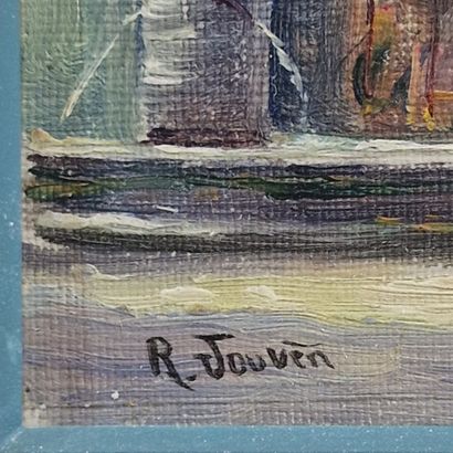 Romain JOUVEN (1874-1929)
Village au bord...