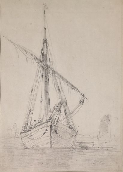 Antoine ROUX (1765-1835)
Etude de bateau...