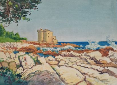 Tony MINARTZ (1873-1944)
Set of FOUR AQUARELLE...