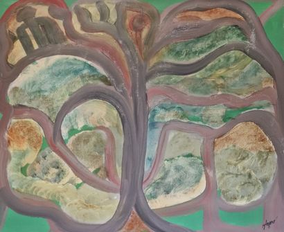 Jules AGARD (1905-1986)
Surrealist composition,...