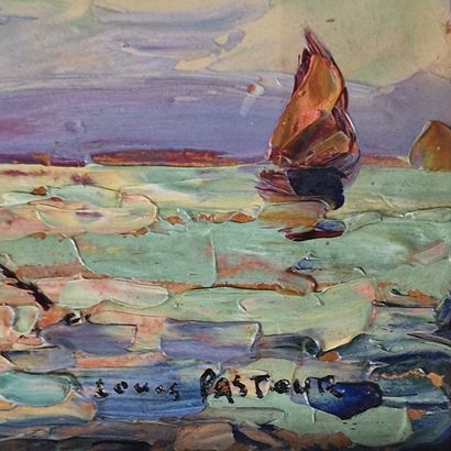 Louis PASTOUR (1876-1948)
Red veil, rising...