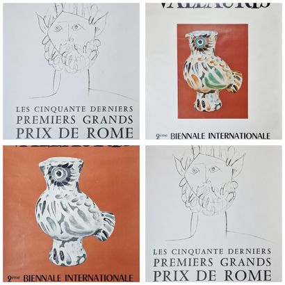 SET OF FOUR POSTERS 
Two with variations:...