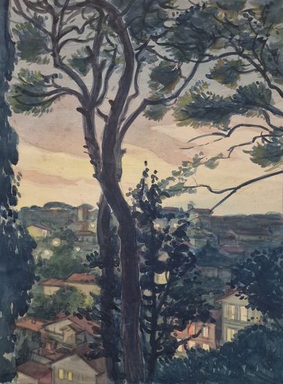 Tony MINARTZ (1873-1944)
Set of SEVEN AQUARELLES...