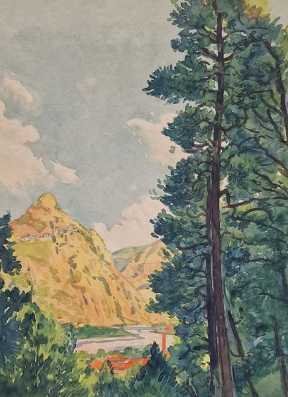 Tony MINARTZ (1873-1944)
Set of SEVEN AQUARELLES...