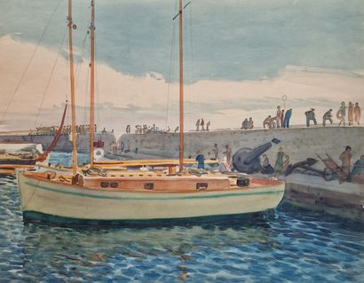 Tony MINARTZ (1873-1944)
Set of SEVEN AQUARELLES...