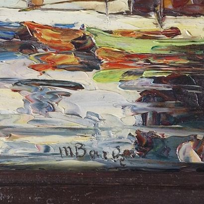 Maurice BARLE (1903-1961)
The Martigues
OIL...