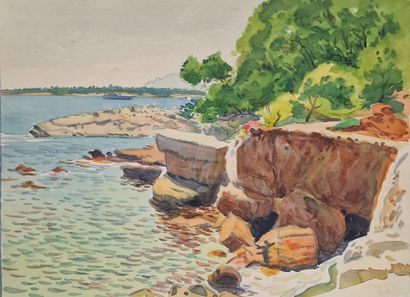 Tony MINARTZ (1873-1944)
Set of FIVE AQUARELLES...