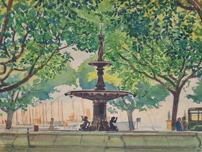 Tony MINARTZ (1873-1944)
Set of FOUR AQUARELLES...