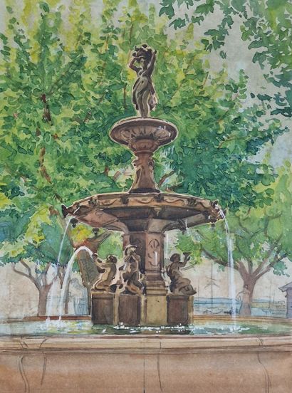 Tony MINARTZ (1873-1944)
Set of FOUR AQUARELLES...