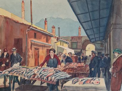 Tony MINARTZ (1873-1944)
Set of SEVEN AQUARELLES...