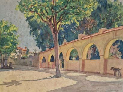 Tony MINARTZ (1873-1944)
Set of SIX AQUARELLES...