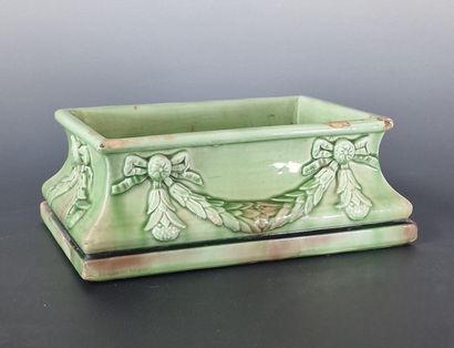 Delphin MASSIER (1936-1907)
JARDINIERE -...