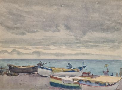 Tony MINARTZ (1873-1944)
Set of SEVEN AQUARELLES...