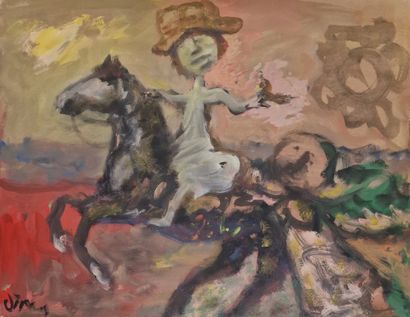 Sylvain VIGNY (1903-1970)
Cavalière
GOUACHE...