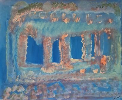 Jules AGARD (1905-1986)
Surrealist composition,...