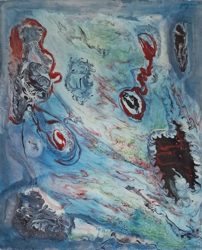 Jules AGARD (1905-1986)
Surrealist composition,...
