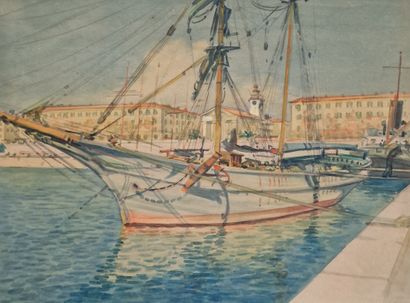 Tony MINARTZ (1873-1944)
Set of SEVEN AQUARELLES...