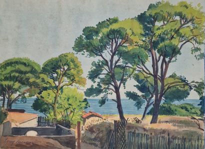 Tony MINARTZ (1873-1944)
Set of SEVEN AQUARELLES...