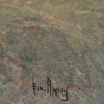 Emile APPAY (1876-1935)
Olivier à Roquebrune,...
