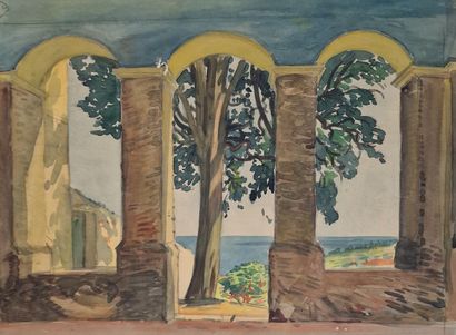 Tony MINARTZ (1873-1944)
Set of SIX AQUARELLES...
