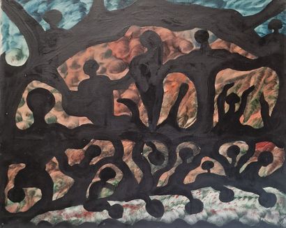 Jules AGARD (1905-1986)
Surrealist figures,...